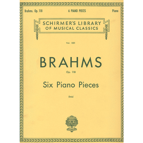 브람스 - 6개의 피아노 피스  Op. 118