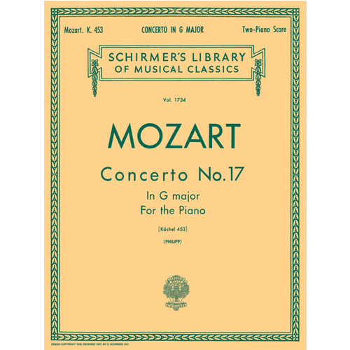 모차르트 - 피아노 콘체르토  No. 17 in G, K.453
