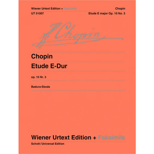 쇼팽 - 에튀드  in E major, op. 10, no. 3