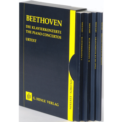 베토벤 - 피아노 콘체르토  No. 1-5 (in a slipcase)  / Score 악보 HN9808