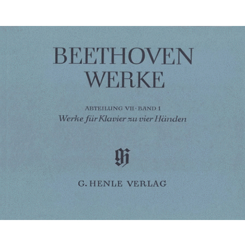 베토벤 - 4 hands 를 위한 피아노 곡 series VII Volume 1