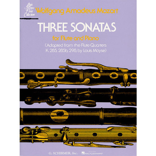 모차르트 - 플룻과 피아노를 위한 3개의 소나타