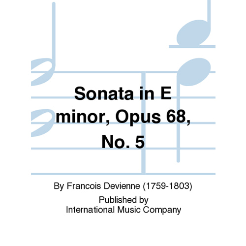 드비엔느 - 플룻 소나타 in E minor, Opus 68, No. 5