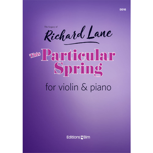 레인 - 바이올린과 피아노를 위한 디스 파티큘러 스프링