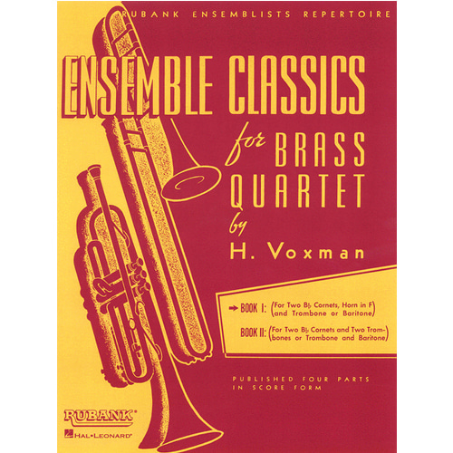 브라스 콰르텟을 위한 앙상블 클래식 - Volume 1 - 2 코넷(트럼펫),혼,트럼본 (바리톤B.C.)