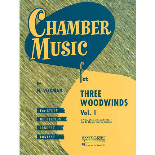 3개의 목관악기를 위한 챔버 뮤직 - Volume. 1 (플룻,오보에 (또는 세컨 플룻) 과 Bb 클라리넷)