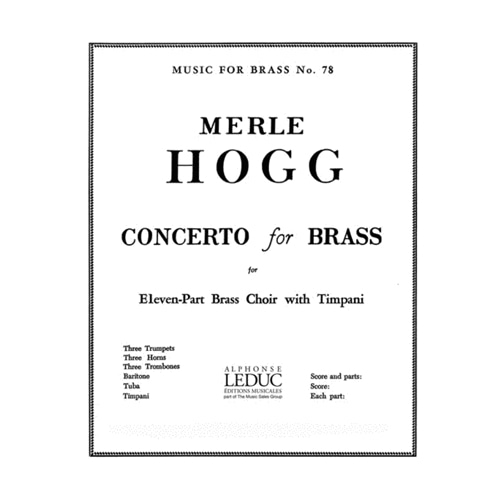 머를 호그 - 브라스를 위한 콘체르토(협주곡) (브라스 앙상블 8 Or More)