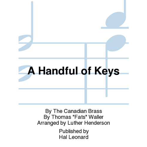 캐나디언 브라스 - 패츠 월러 - A Handful of Keys 스코어와 파트보 브라스 퀸텟(5중주)