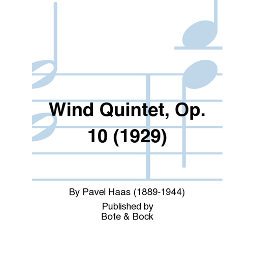 파벨 하스 - 목관 5중주 (퀸텟) Op. 10 (1929) 스코어와 파트보