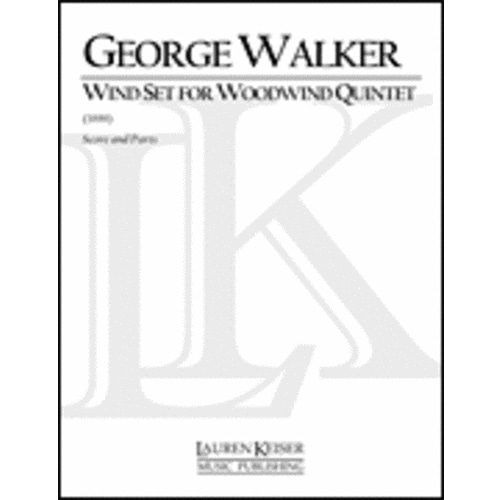 조지 워커 - 목관 5중주(퀸텟)를 위한 윈드 셋 스코어와 파트보