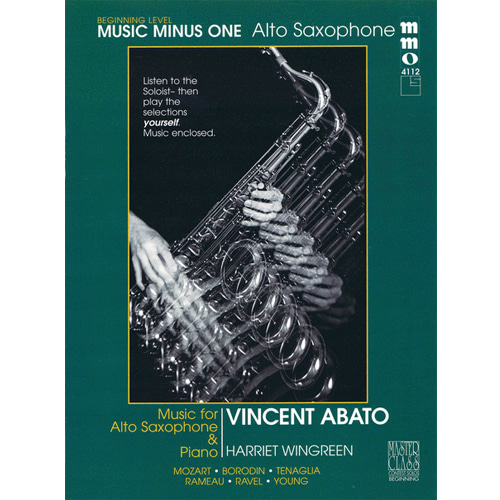 빈센트 J. 아바토 - 초급 레벨을 위한 알토 색소폰 솔로 - Volume 2 CD 포함