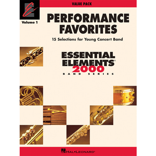 퍼포먼스 페이버레잇 Volume 1 밸류 팩 (37개의 파트보와 지휘자용 스코어 &amp; CD)