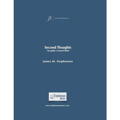 By James (Jim) M. Stephenson - Second Thoughts  스코어와 파트보