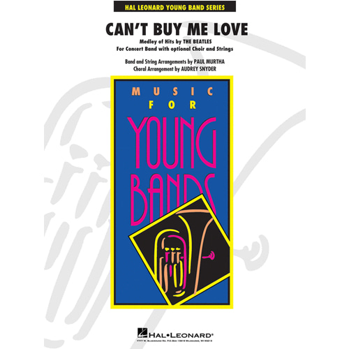 비틀즈 - Can&#039;t Buy Me Love 콘서트밴드 스코어와 파트보
