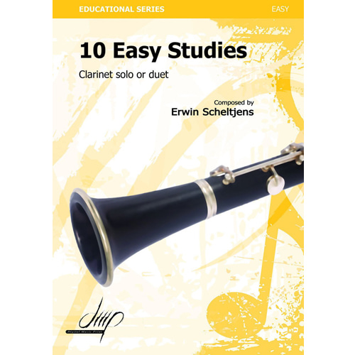 Scheltjens - 10 Easy Studies for 1 or 2 clarinets