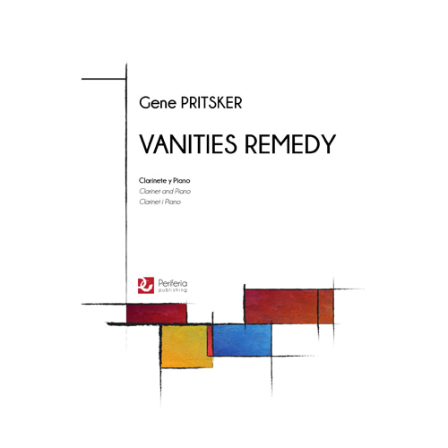 프리트스커 - Vanities Remedy for Clarinet and Piano