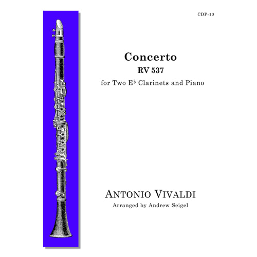 비발디 (arr. Seigel) - Concerto for Two E-flat Clarinets and Piano (2클라리넷+피아노)
