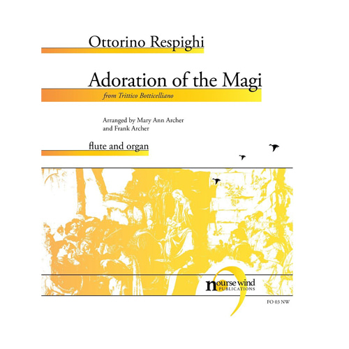 레스피기 (arr. Archer) - Adoration of the Magi for Flute and Organ (베이스 클라리넷 앙상블)