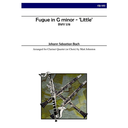 바하 (arr. Johnston) - Fugue 푸가 in G minor - ’Little&#039; for Clarinet Quarte