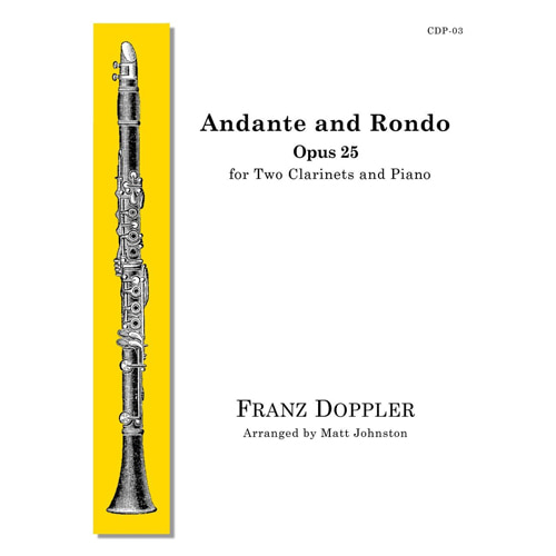 도플러 (arr. Johnston) - Andante and Rondo for Two Clarinets and Piano (2클라리넷+피아노)