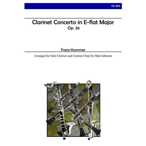 크로머 (arr. Johnston) - Concerto for Clarinet in E-flat Major, Op. 3 (클라리넷 콰이어)