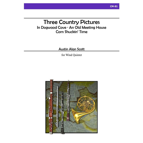 스콧 - Three Country Pictures for Wind Quintet