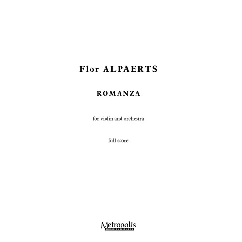 알패르츠 - Romanza for Violin and Orchestra (Full Score) (스코어악보)