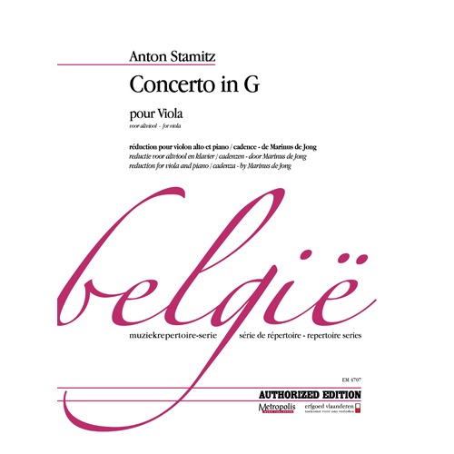 슈타미츠 - Concerto in G for Viola and Piano 비올라와 피아노를 위한 콘체르토 in G