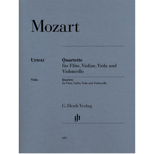 모차르트 플룻 4중주 (플룻, 바이올린, 비올라, 첼로)