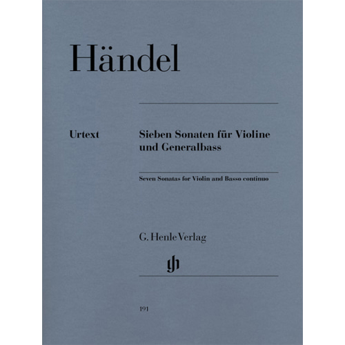 헨델 바이올린과 바쏘 콘티누오를 위한 7개의 소나타