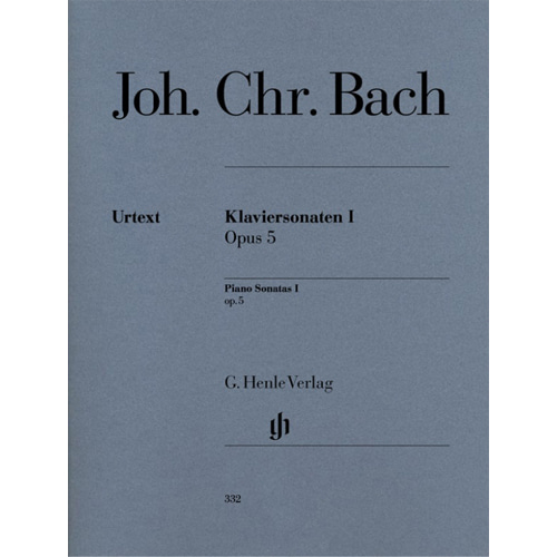 J C 바흐 피아노 소나타 Volume I op. 5