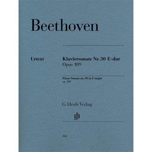 베토벤 피아노 소나타 no. 30 E major op. 109