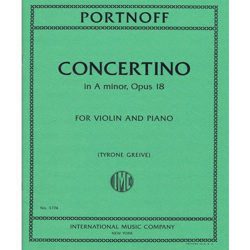 포트노프 바이올린  콘체르토 A minor, Opus 18