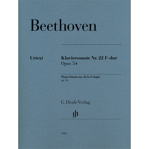 베토벤 피아노 소나타 no. 22 F major op. 54