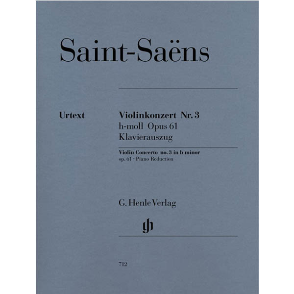 생상 바이올린 콘체르토 No. 3 in b minor, Op. 61
