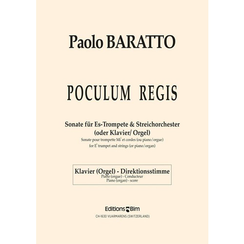 파올로 바라토 트럼펫과 피아노를 위한 포쿨룸 레지스
