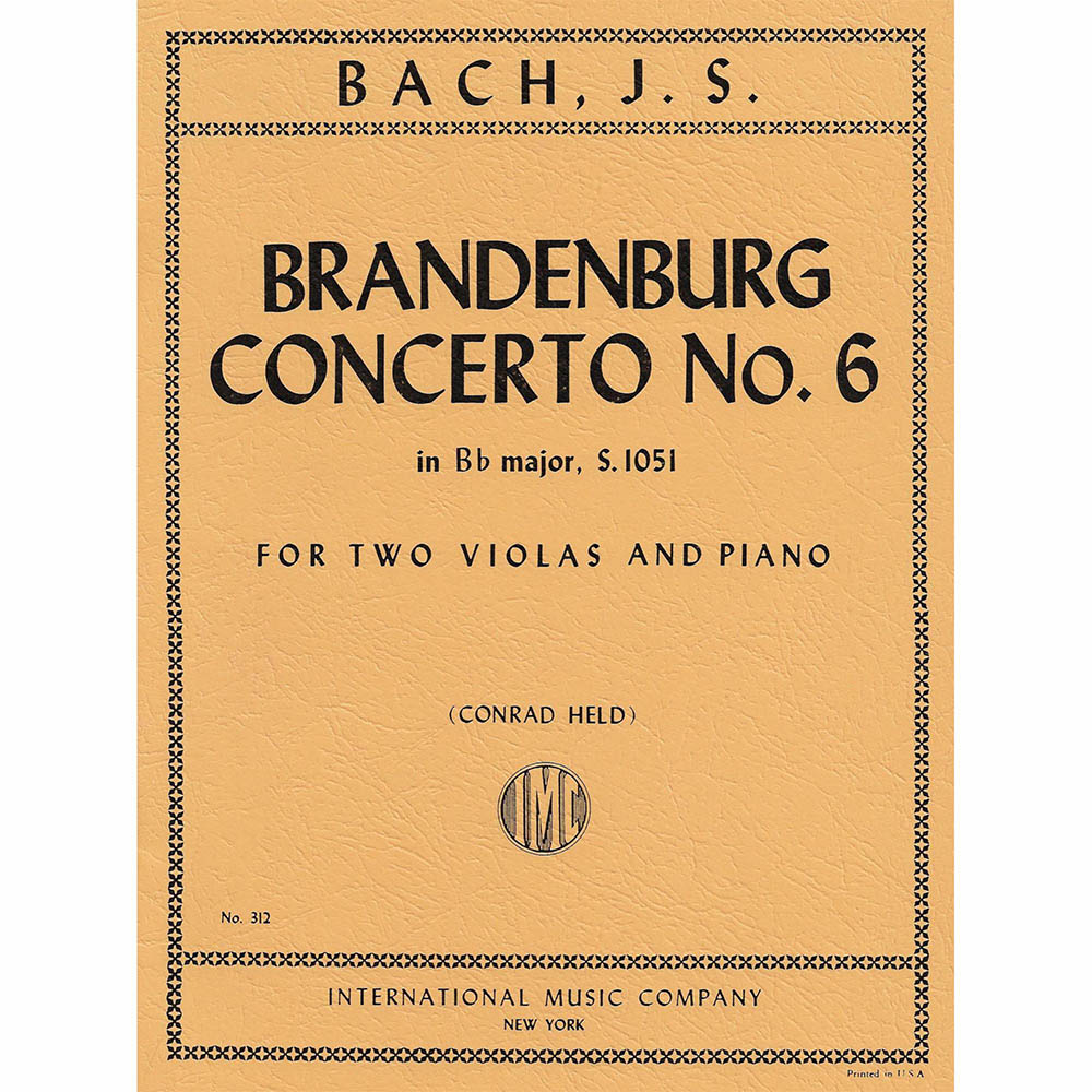 바흐 브란덴부르크 협주곡 No. 6, S. 1051 비올라 듀오