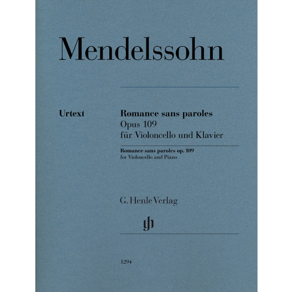 멘델스존 첼로와 피아노를 위한 무언가 Op. 109