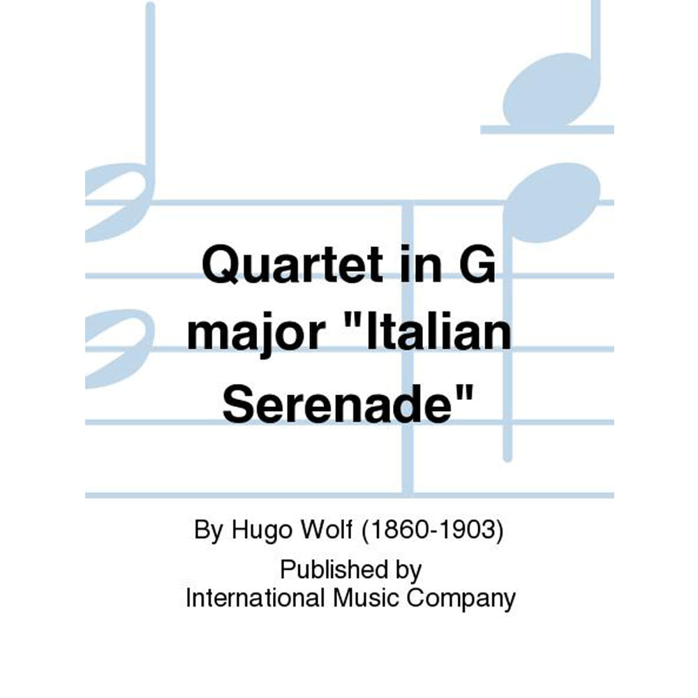 볼프 현악 4중주 In G Major Italian Serenade