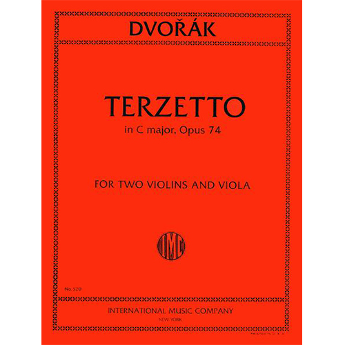 드보르작 2바이올린과 비올라를 위한 테르체토(3중주) In C Major, Opus 74