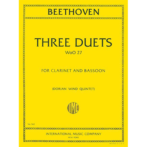 베토벤 클라리넷과 바순을 위한 3개의 듀엣 (WoO.27)