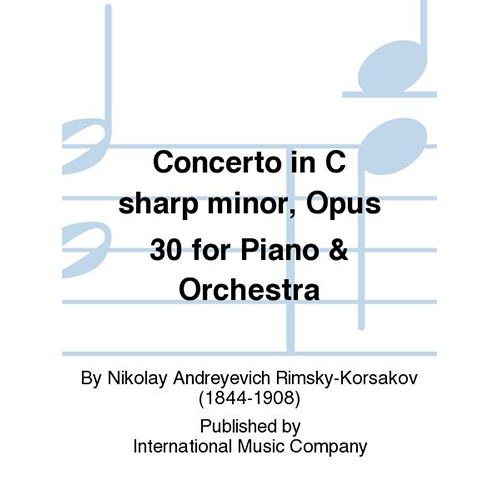 림스키 코르사코프 피아노 콘체르토 In C Sharp Minor, Opus 30 (2 Pianos, 4-Hands)