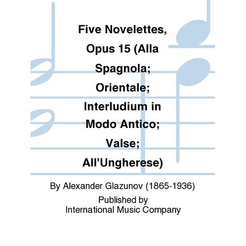 글라주노프 5개의 노벨레트 현악 4중주 Opus 15