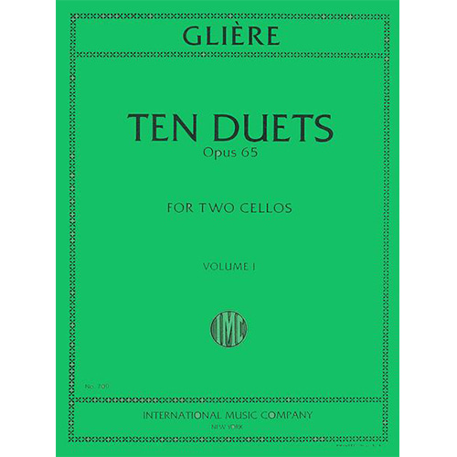글리에르 2첼로를 위한 10개의 듀엣 Opus 53: Volume I