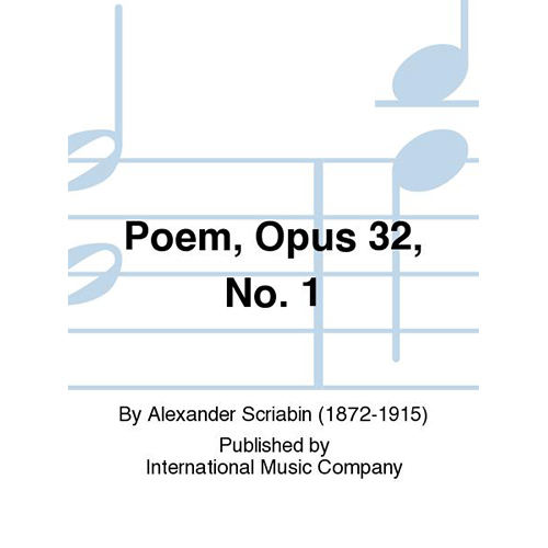 스크랴빈 첼로를 위한 포엠 Opus 32, No. 1