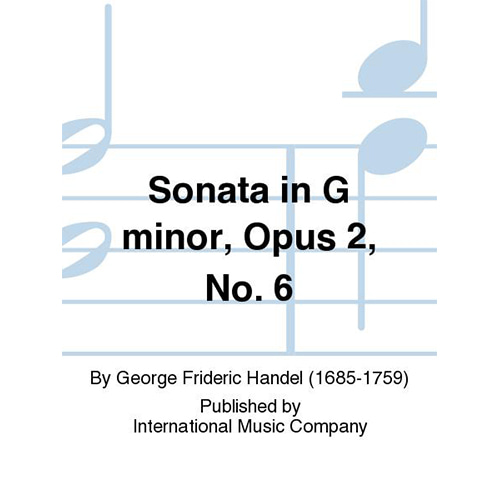 헨델 2개의바이올린과 피아노를 위한 소나타 In G Minor, Opus 2, No. 6