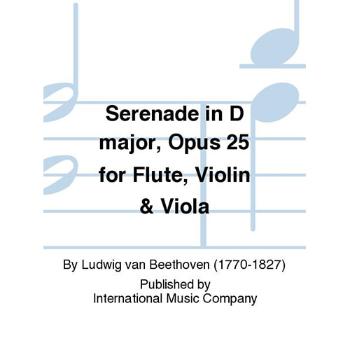 베토벤 플룻 바이올린 비올라를 위한 세레나데  In D Major, Opus 25
