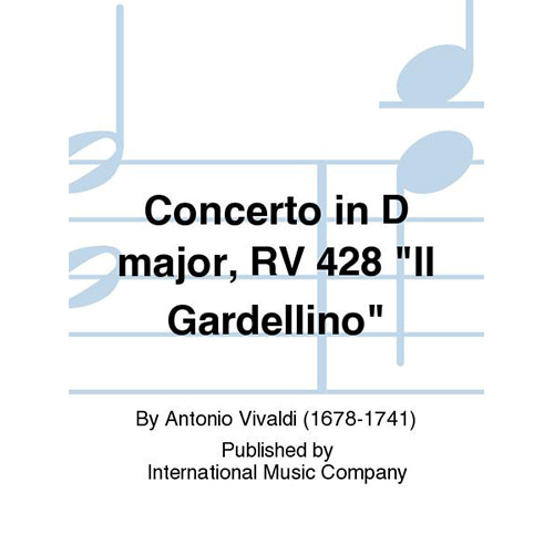 비발디 플룻 콘체르토 In D Major, Rv 428 Il Gardellino