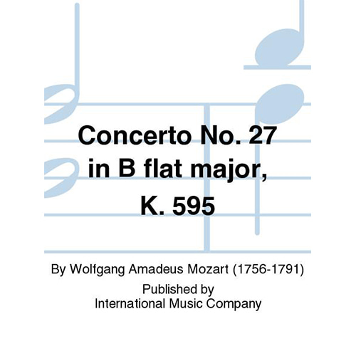 모차르트 피아노 콘체르토 No. 27 In B Flat Major, K. 595 (2 Pianos, 4-Hands)