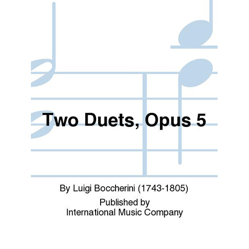 보케리니 2바이올린을 위한 2개의 듀엣 Opus 5